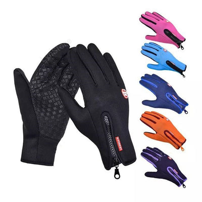 Guantes Moto Invierno Pantalla Táctil Impermeables con Forro Térmico - Image 6
