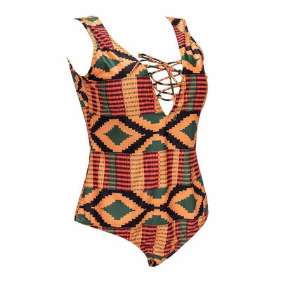Bikini de Cuerda Estampado Siamés - Image 2