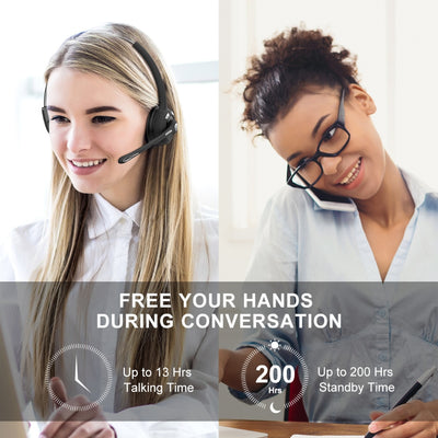 Auricular Bluetooth Inalámbrico para Atención al Cliente con Micrófono - Image 2
