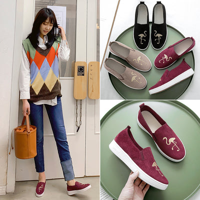 Mocasines de Lona Lovebird para Estudiantes - Comodidad de Otoño - Image 5