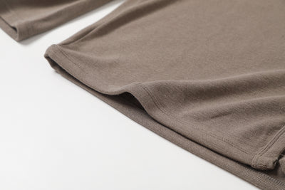 Conjunto de Pantalón Recto y Blusa Manga Larga Color Sólido - Image 13