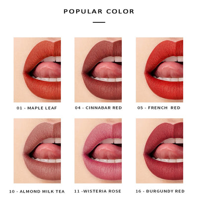 Paleta de 16 Labiales Mate Larga Duración - Fórmula Antiadherente - Image 2