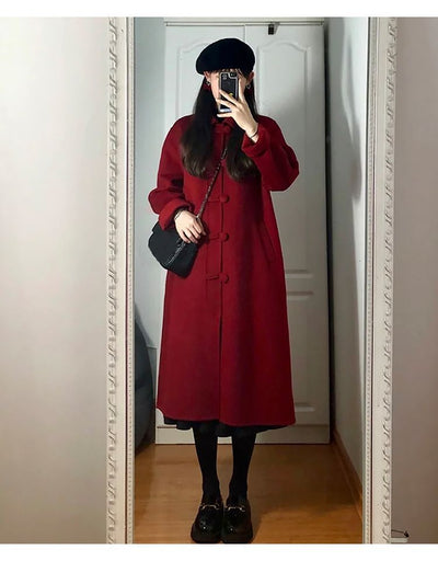 Abrigo de Lana Estilo Hepburn Petite de Largo Medio - Image 12