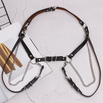 Cinturón de Cadena de Cuero para Mujer - Accesorio Versátil - Image 8