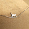 Collar de Plata 925 con Gato Curvo