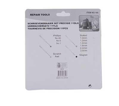 Kit de 11 Destornilladores de Precisión para Relojes y Reparaciones - Image 2