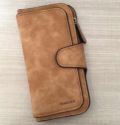 Cartera Larga de Cuero para Mujer - Diseño Premium con Cierre de Broche - Image 3