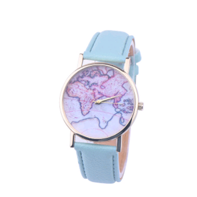 Reloj de Pulsera con Mapa Mundi - Diseño Estudiante Moderno - Image 5