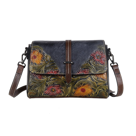 Bolso de Cuero Genuino para Mujer con Bandolera Diagonal - Image 12
