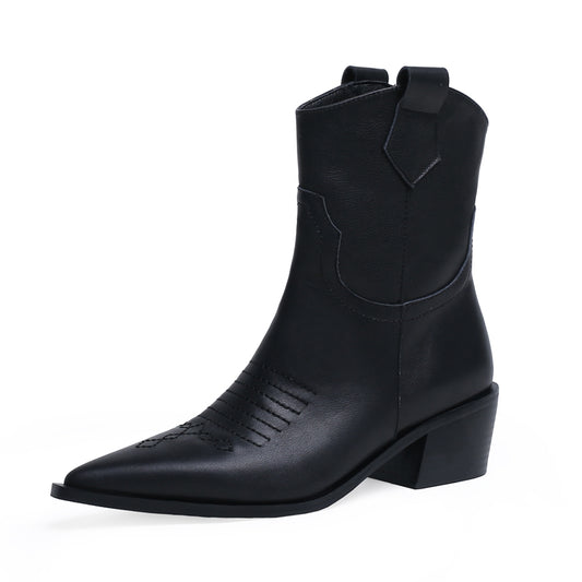 Botas de Tacón Alto con Punta Afilada
