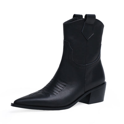 Botas de Tacón Alto con Punta Afilada