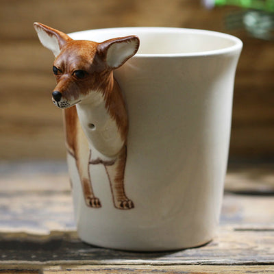 Taza con Animales Ilustrados a Mano - Image 2