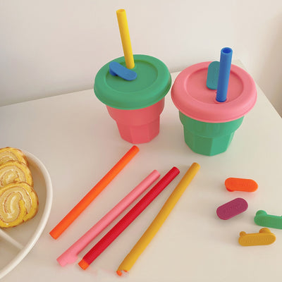 Vaso de Silicona con Pajita para Niños - Image 2