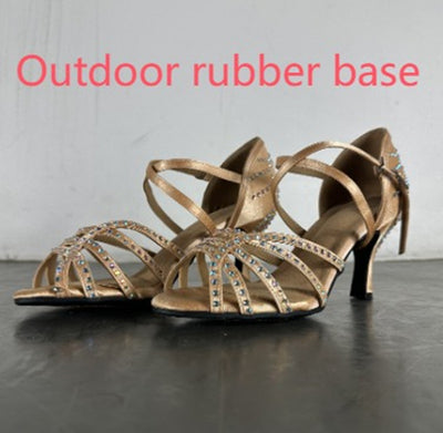 Zapatos de Baile Latino Diamond para Mujer - Tacón Alto Profesional - Image 5