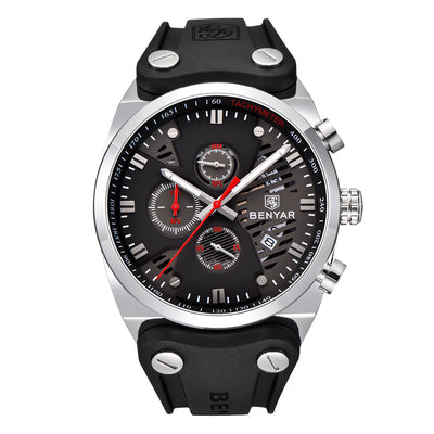 Reloj Deportivo Impermeable Binya Benyar para Hombre - Cuarzo Resistente - Image 13