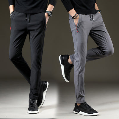 Pantalones Casuales de Seda de Hielo para Hombre - Image 4