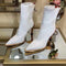 Botines de Charol Punta Aguda Tacón Stiletto para Mujer