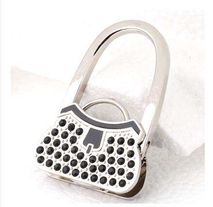 Organizador de Bolsos y Carteras con Ganchos de Cristal - Soporte Plegable Portátil - Image 7
