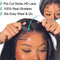 Pelucas de Cabello Humano Ondulado sin Pegamento