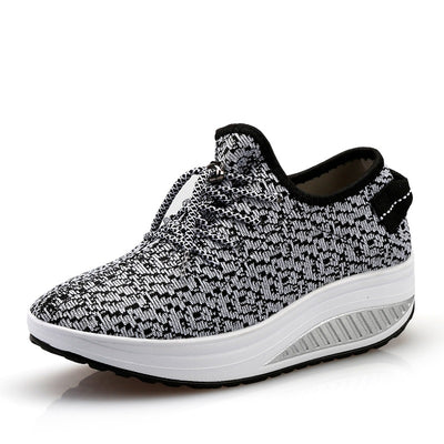 Zapatos Deportivos Tejidos con Suela Gruesa - Comodidad y Estilo - Image 19