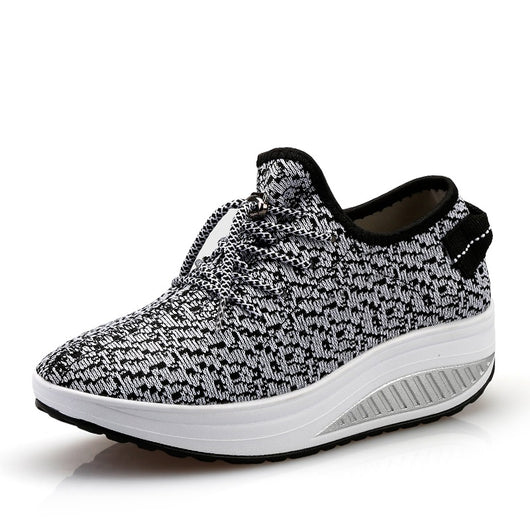 Zapatos Deportivos Tejidos con Suela Gruesa - Comodidad y Estilo - Image 19