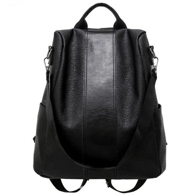 Mochila de Gran Capacidad en Colores Sólidos para Mujer - Image 6
