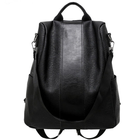 Mochila de Gran Capacidad en Colores Sólidos para Mujer - Image 6
