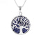 Natural stone pendant Life Tree Necklace X