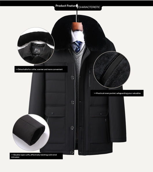 Chaqueta de Lana de Cordero para Hombre Maduro - Image 25