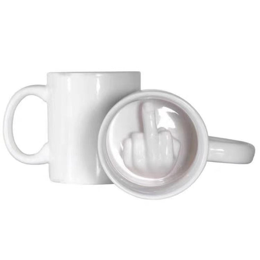 Taza de Cerámica con Diseño Irreverente - Taza Personalidad Dedo Medio - Image 4