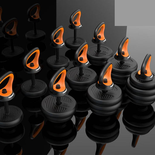 Mancuerna Ajustable con Asa Kettlebell - Set de Pesas Versátil