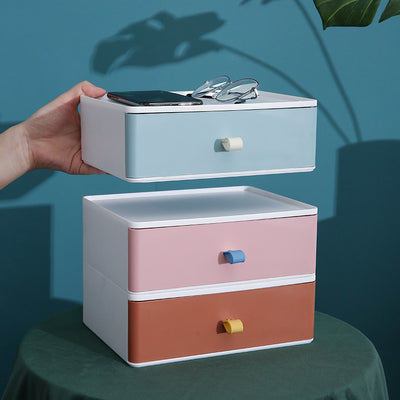 Organizador de Cosméticos con Cajones - Caja de Almacenamiento Plástica - Image 2