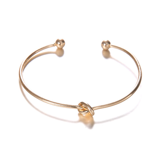 Pulsera Vintage con Nudo de Flecha y Cierre Ajustable