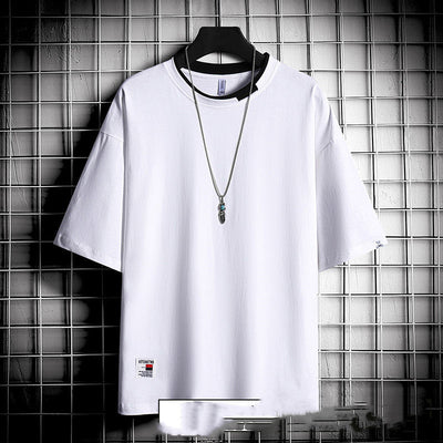 Camiseta Suelta Estilo Hong Kong para Hombre - Image 7