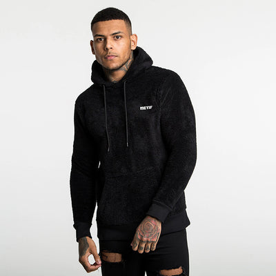 Sudadera Hoodie Gruesa para Hombre Talla Grande con Forro Polar - Image 14