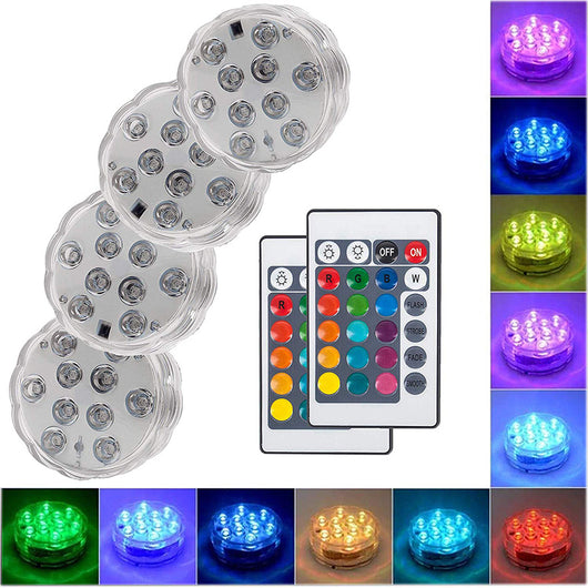 Lámpara Tanque de Agua con Control Remoto LED