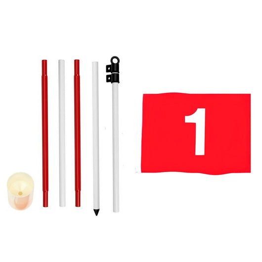Asta Bandera de Golf Telescópica Tres Secciones