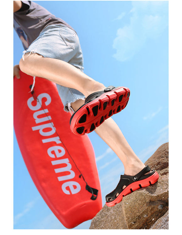 Sandalias Hombre Verano Tipo Zueco Baotou Outdoor Tendencia
