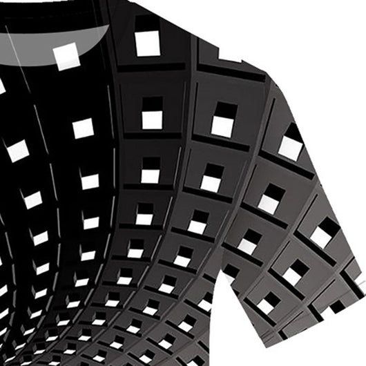 Playera con Estampado 3D Swirl - Image 3