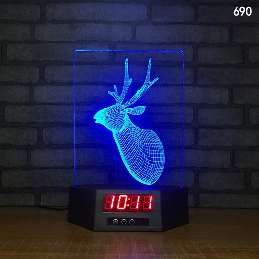 Lámpara LED Delfín 3D con Carga Inalámbrica - Luz Nocturna Brillante - Image 7