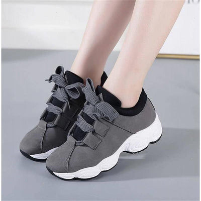 Zapatillas Blancas Casuales para Mujer con Suela Gruesa - Estilo Coreano - Image 5