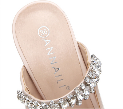 Tacones Altos Puntiagudos con Brillantes para Mujer - Image 12