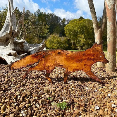 Decoración Exterior Fox Iron con Enchufe Integrado - Image 2