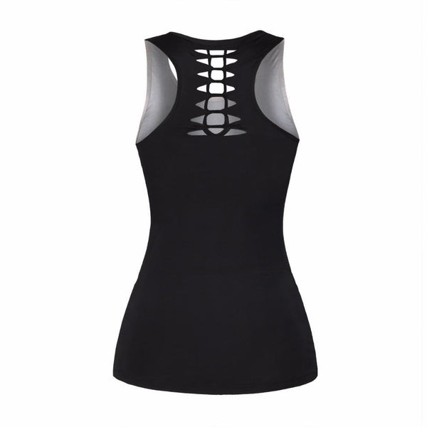 Top Deportivo Hueco Halloween para Mujer - Impresión Digital y Diseño Trendy