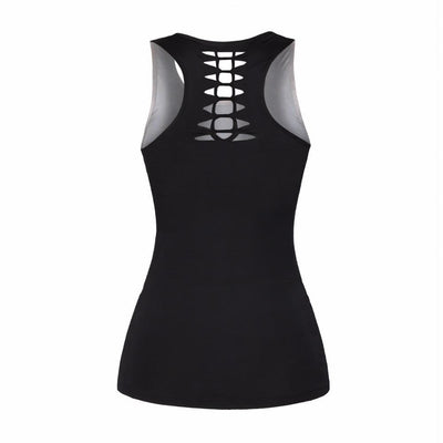 Top Deportivo Hueco Halloween para Mujer - Impresión Digital y Diseño Trendy - Image 2