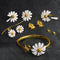 Aretes de Margarita Delicados - Conjunto de Joyería Floral