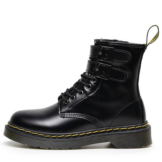 Botas Motociclistas de Cuero para Mujer Estilo Británico - Image 7