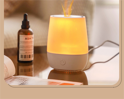 Humidificador Aromaterapia con Llama LED USB Silencioso para Dormitorio - Image 7