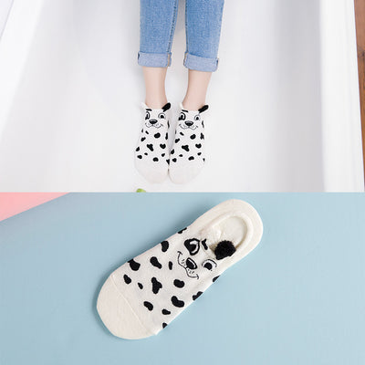 Calcetines de Algodón Estampados Adorables para Mujer - Image 8