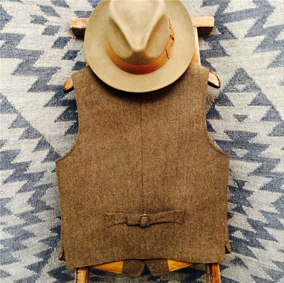 Chaleco de Lana Gruesa Retro para Hombre - Otoño e Invierno - Image 4